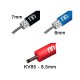Kit faisceau bougies d'allumage "Magnecor" moteur R4 2.0L 16V (90-97, 6A/ACE, 7mm)