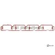 Joint collecteur d'admission moteur R4 1.8-2.0L 16V TSI/TFSI (04-19)