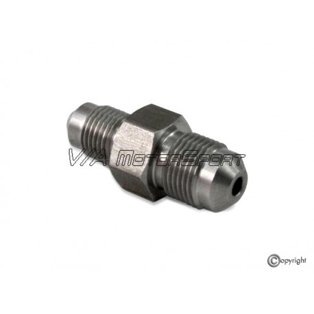 Raccord droit mâle/mâle maître-cylindre de frein (M12x1.0/M10x1.0)