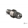 Raccord droit mâle/mâle maître-cylindre de frein (M12x1.0/M10x1.0)