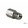 Raccord droit mâle/femelle maître-cylindre & tuyaux de freins (M12x1.0/M10x1.0)