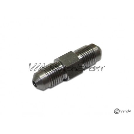 Raccord droit mâle/mâle maître-cylindre & tuyaux de freins (M10x1.0/M10x1.0)