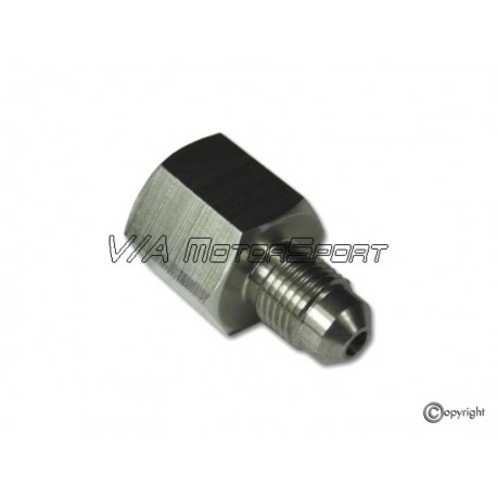 Raccord droit mâle/femelle maître-cylindre & tuyaux de freins (M10x1.0/M12x1.0)