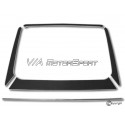 Kit bandes décoratives hayon arrière Volkswagen Golf I GTI 17 (76-84, noires)