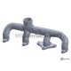Collecteur d'eau/culasse moteur R5 2.2L 20VT (89-96, 3B/RR/ABY/ADU)