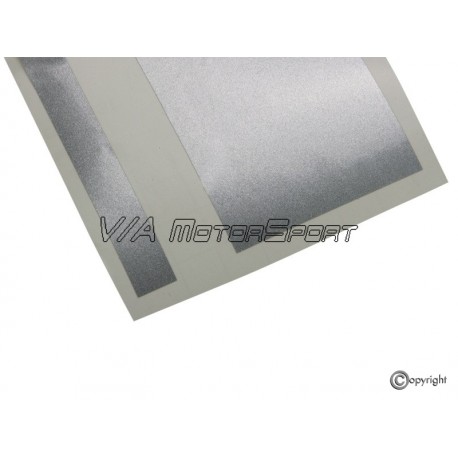 Kit bandes décoratives carrosserie gauche/droite inférieure VW Golf I & II/Jetta I & II GTI/GLI (76-86, argent brillantes)