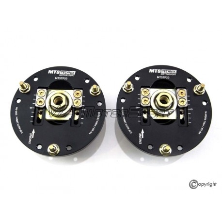 Kit paliers suspensions avant gauche/droit "Race" (04-, réglable -2.5° à +0.5°)