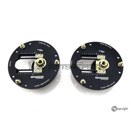 Kit paliers suspensions avant gauche/droit "Race" (82-97, réglable -2.5° à +0.5°)