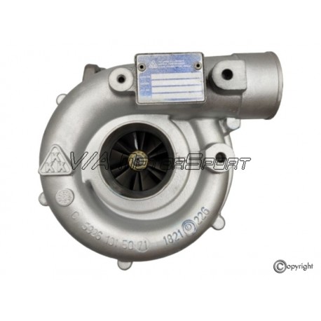 Turbo "KKK" moteur R5 2.1-2.2L 10VT (83-91, K26, KG/JY/MC/1B/2B/MB, ESTD)
