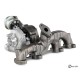 Collecteur d'échappement avec turbo "Garrett" moteur R4 1.9L 8V TDI (96-10, AHF/AJM/ALH/ASV/ATD/AXR/AUY/BVK)
