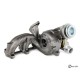 Collecteur d'échappement avec turbo "Garrett" moteur R4 1.9L 8V TDI (96-10, AHF/AJM/ALH/ASV/ATD/AXR/AUY/BVK)