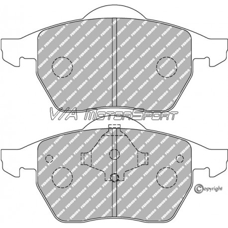 Kit plaquettes freins avant gauche/droite "Ferodo Racing DS2500" (97-10)