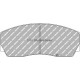 Kit plaquettes freins avant gauche/droite "Ferodo Racing DS3000" (80-91, kit freins avant gauche/droit H.P. "AP Racing")