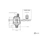 Capteur pression d'huile "VDO" (G : 0-10b, M10)