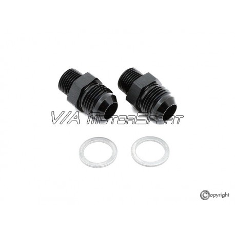 Kit adaptateurs tuyaux radiateur d'huile/support filtre à huile (84-97, -10AN/M18)