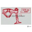 Etiquette autocollante de moteur "Jeu aux soupapes 0.15mm" (64-86)