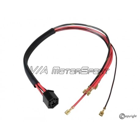 Kit faisceau & boîtier à fiches plates femelles de contacteur démarreur (71-74/73-74)