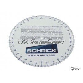 Disque gradué calage distribution sur vilebrequin "Schrick" (200mm)