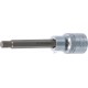 Douille à embouts | longueur 100 mm | 12,5 mm (1/2") | denture multiple intérieure (pour XZN) M8