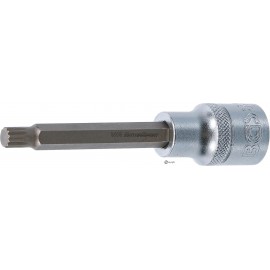 Douille à embouts | longueur 100 mm | 12,5 mm (1/2") | denture multiple intérieure (pour XZN) M8