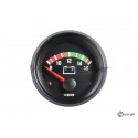 Indicateur voltmètre "VDO" (8-16V, 52mm, 12V)