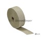 Ruban isolant thermique d'échappement fibre céramique (50mm x 10m, beige)