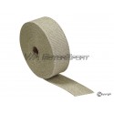 Ruban isolant thermique d'échappement fibre céramique (50mm x 10m, beige)