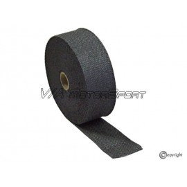 Ruban isolant thermique d'échappement fibre céramique (50mm x 10m, noir)