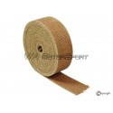 Ruban isolant thermique d'échappement fibre céramique (50mm x 10m, titanium)