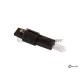 Porte ampoule avec ampoule de commutateur phares & feu arrière (74-00, 12V1.2W)