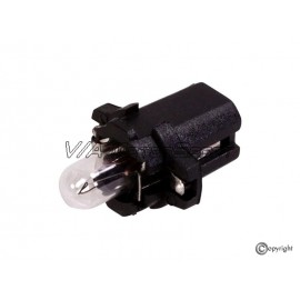 Porte ampoule avec ampoule de compteur (73-93, 12V1.2W, noir)
