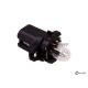 Porte ampoule avec ampoule de compteur (73-93, 12V1.2W, noir)