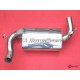 Silencieux d'échappement secondaire Audi 100 C1 Coupé S (70-73, inox)