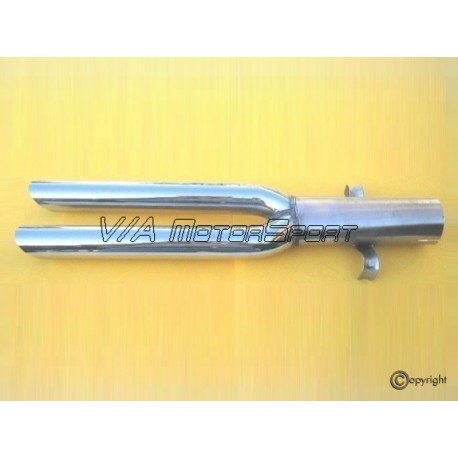 Embout silencieux d'échappement arrière Audi 100 C1 Coupé S (70-76, inox)