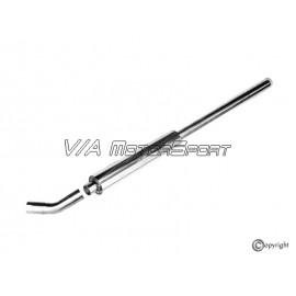 Silencieux d'échappement primaire Audi 100 C1 Coupé/Limousine S/L/LS/GL (68-76, inox)
