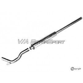 Silencieux d'échappement primaire Audi 100 C1 Limousine S/L/LS/GL (75-76, inox)
