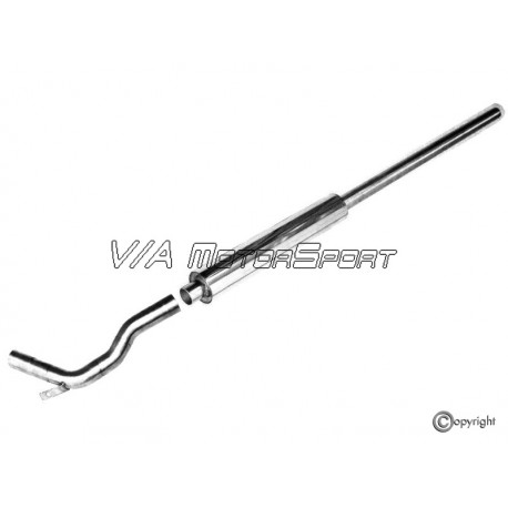 Silencieux d'échappement primaire Audi 100 C1 Limousine S/L/LS/GL (75-76, inox)