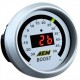 Kit indicateur BOOST "AEM Electronics" (digital, -30 à +50PSI)