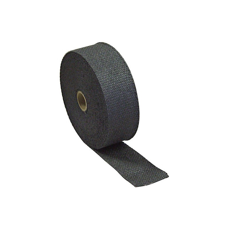 Ruban isolant thermique d'échappement fibre céramique (50mm x 30m, noir) -  V/A MotorSport