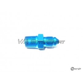 Adaptateur droit mâle (JIC)/mâle (NPT) sortie d'air carter compresseur turbo (-3AN/1/8NPT)