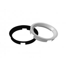 Bague de centrage de roue (63.40x59.10mm, blanc gris)