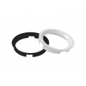 Bague de centrage de roue (63.40x58.60mm, blanc)