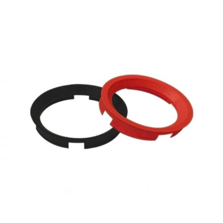 Bague de centrage de roue (63.40x57.10mm, rouge orange)