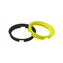 Bague de centrage de roue (72.60x65.10mm, jaune)