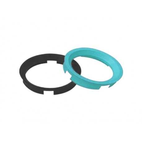 Bague de centrage de roue (72.60x59.50mm, turquoise)