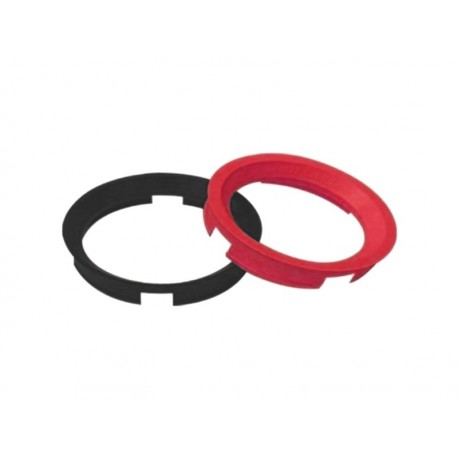 Bague de centrage de roue (76.90x72.60mm, rouge)