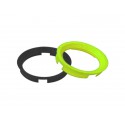 Bague de centrage de roue (76.90x66.50mm, jaune vert)