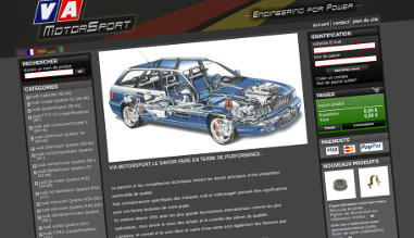 homepage de la version précédente du site vamotorsport